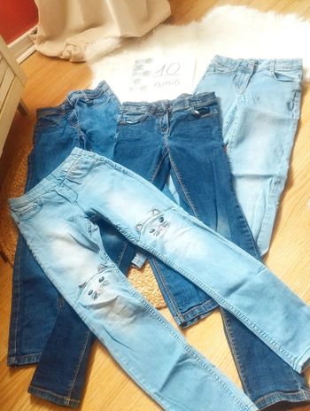 Lot jeans 10ans fille kiabi
