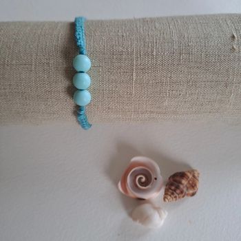 (Réduction) Bracelet avec perles turquoise
