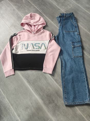 Ensemble jean + sweat en 10 ans
