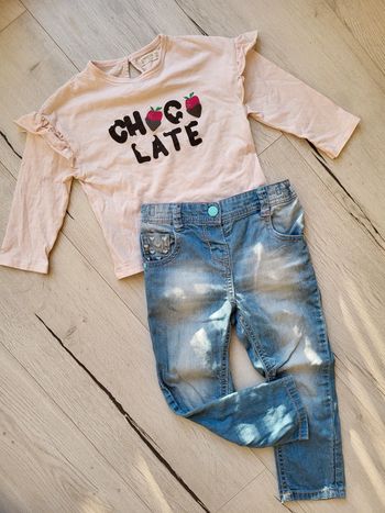 Ensemble mi-saison fille 2ans next mango