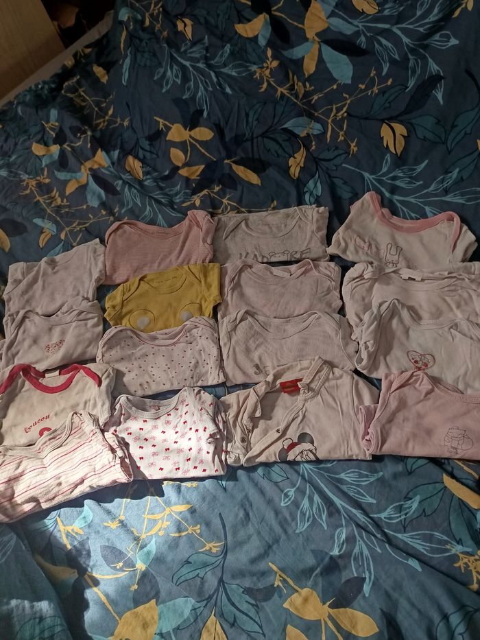 Lot bodys fille 24 mois