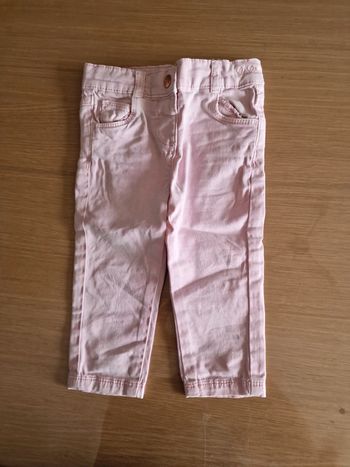 Pantalon rose bon on 74cm 12 mois