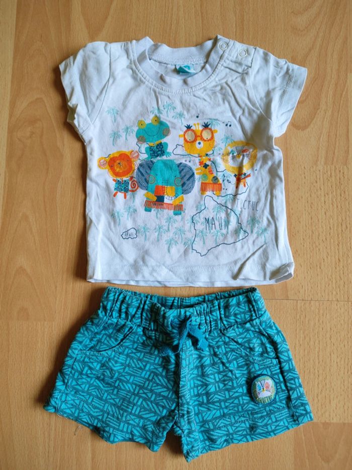 Ensemble t-shirt et short Tuc Tuc en 3M