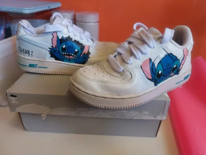Basket Nike air force 1 stitch - photo numéro 2