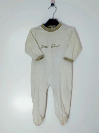 Grenouillère Pyjama vert pastel Petit Chou tout simplement