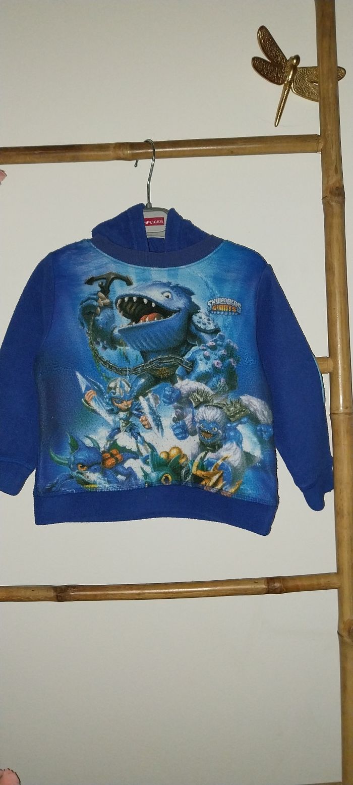 Sweat/ pull polaire à Capuche by Skylanders Excellent état 2 ans - photo numéro 3