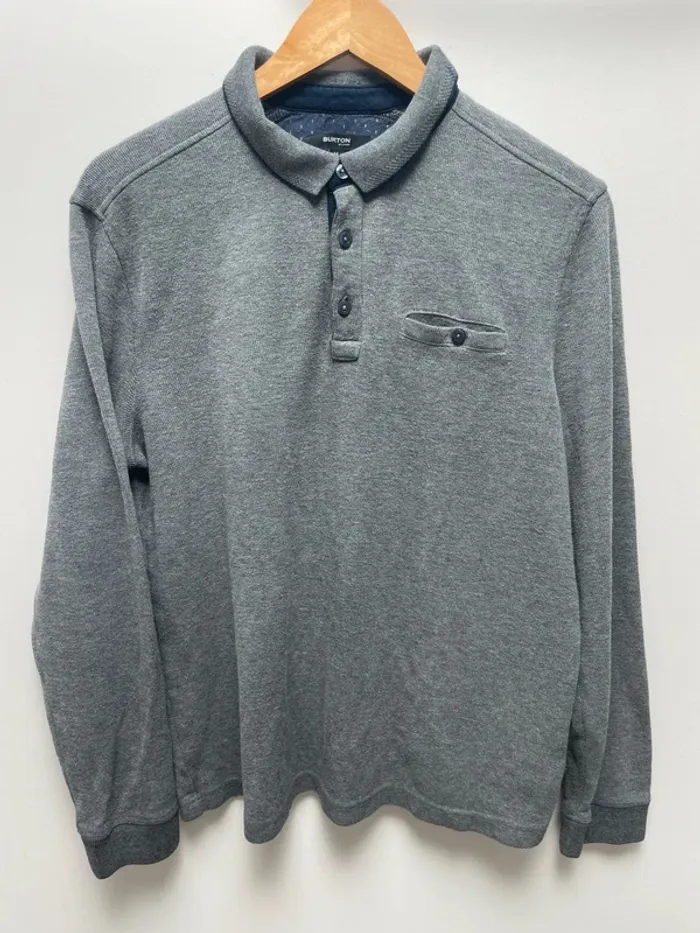 Polo Burton of London grey Mens Size Medium