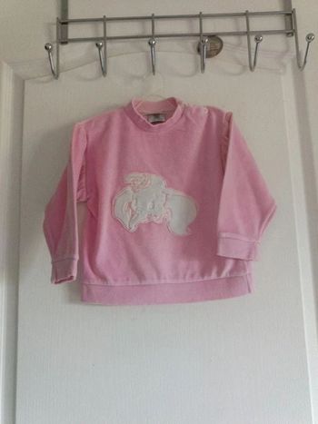 Sweat velours rose Belmiro 80