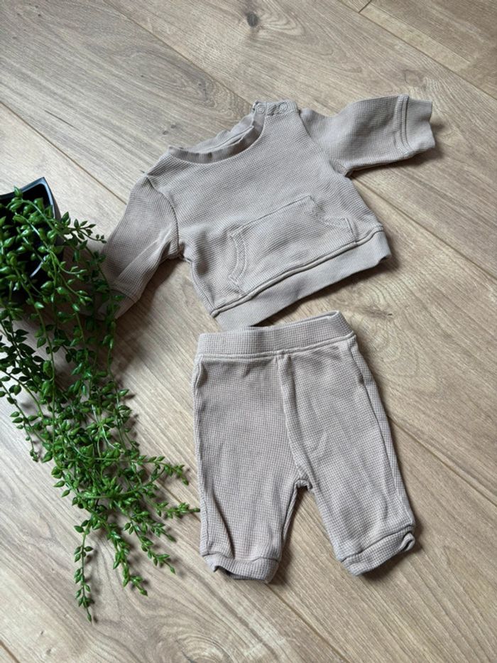 Ensemble beige mixte