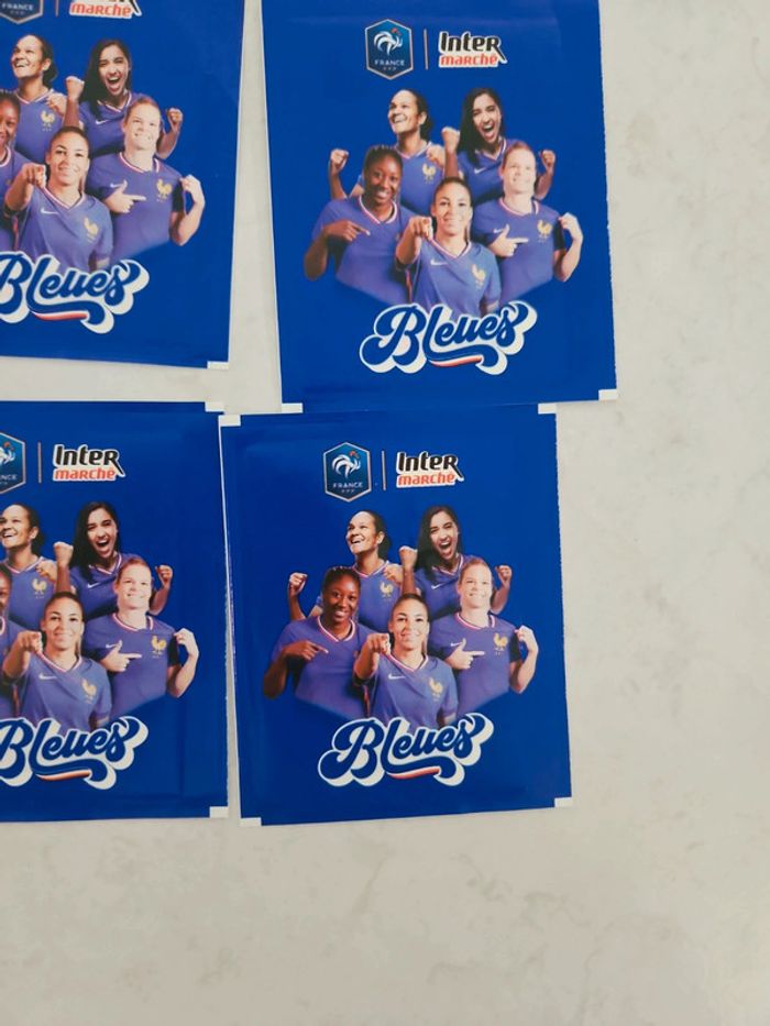 Lot de 4 paquets de tatouage FFF bleues Neuf cont5 - photo numéro 3