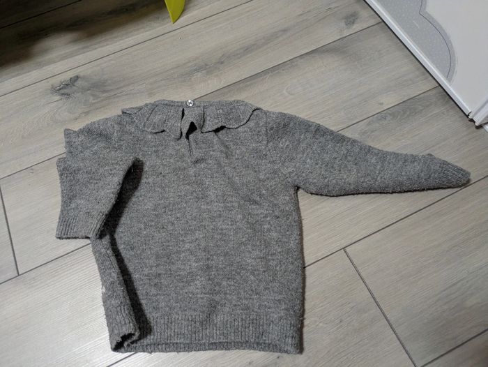 Pull gris 18 mois Kiabi - photo numéro 3