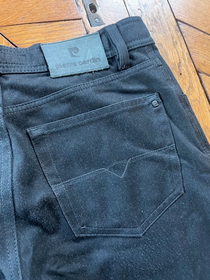 Pantalon noir Straight Vintage Pierre Cardin - photo numéro 2