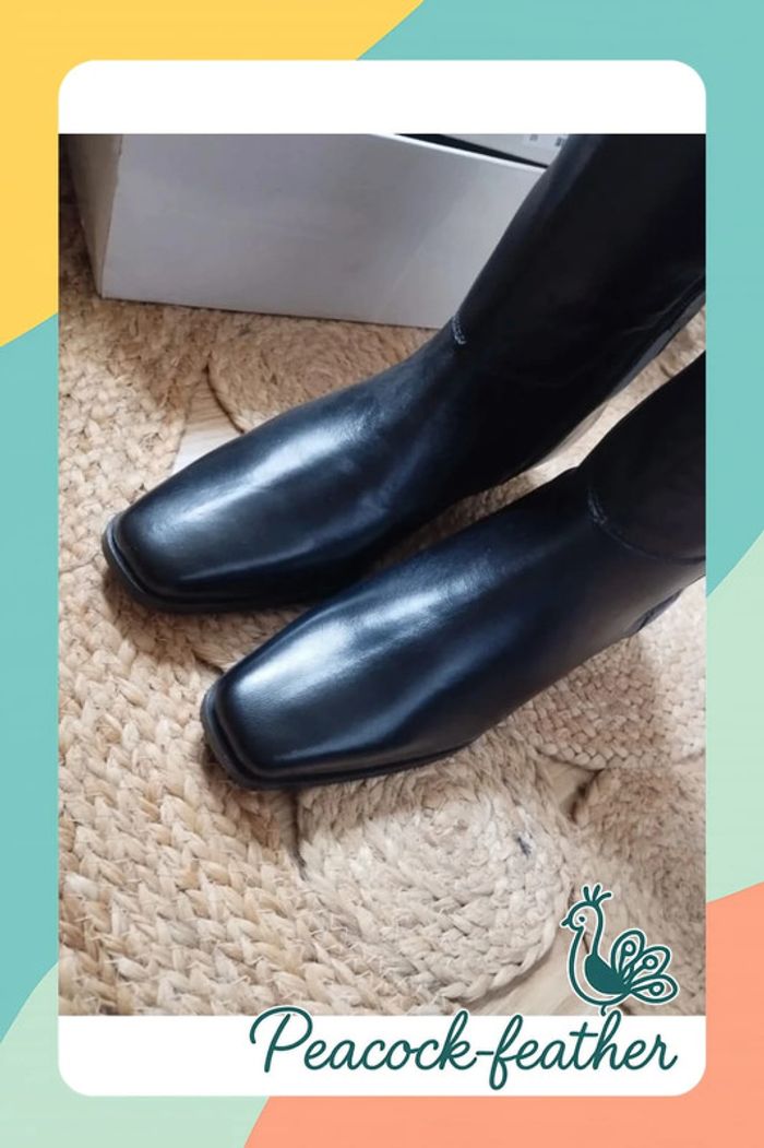 Bottes neuves noires pédiconfort 40 - photo numéro 6