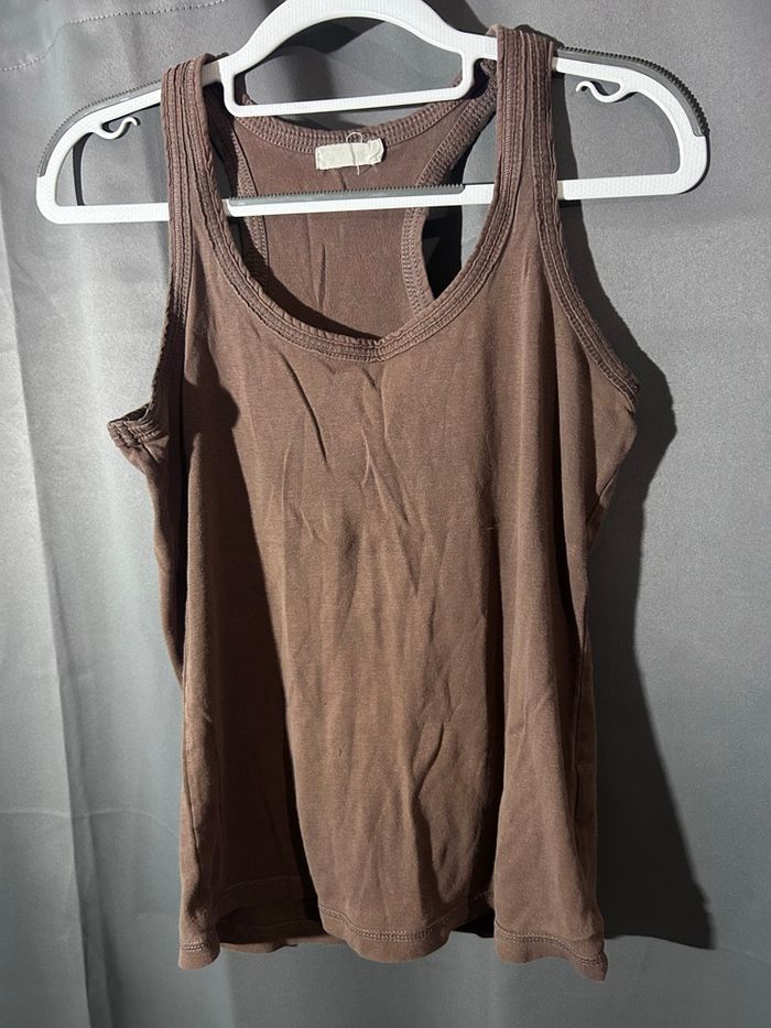 Débardeur brun, taille L