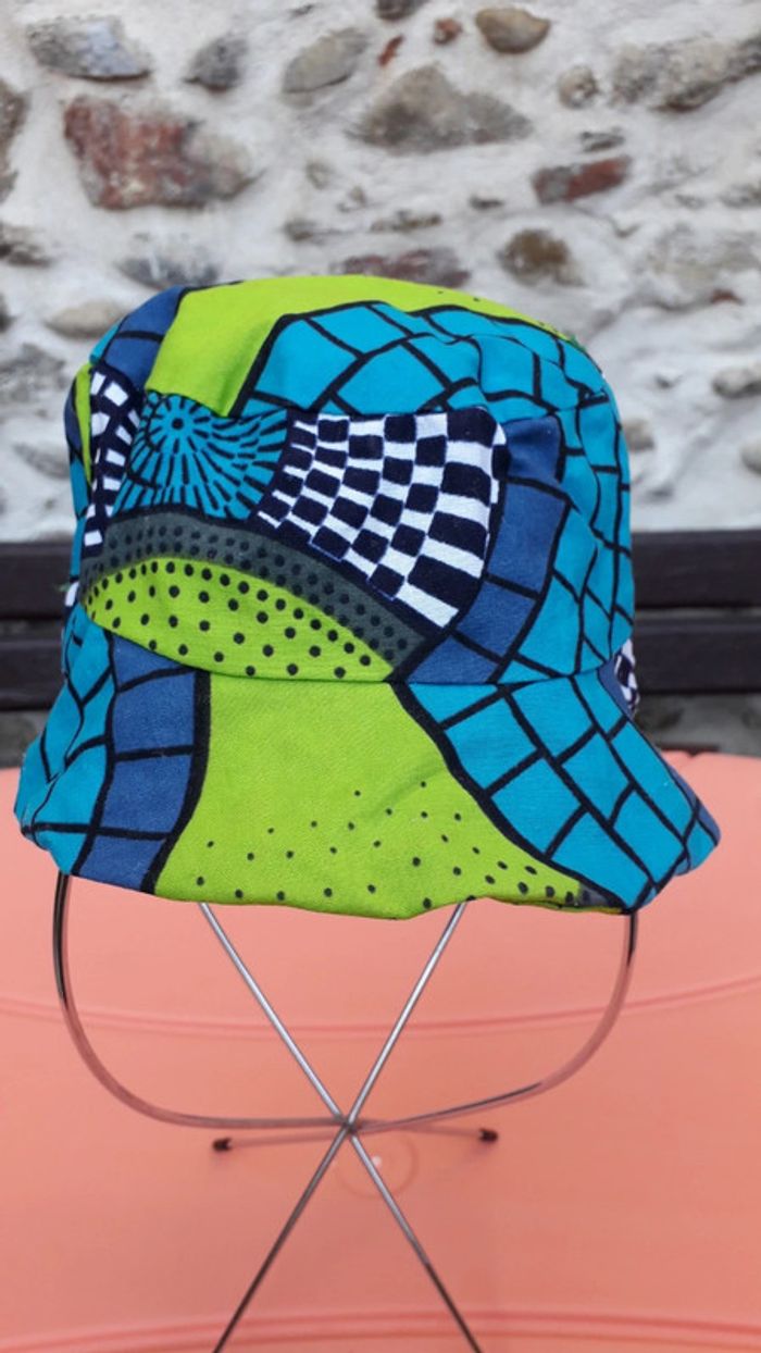 Bob tissu wax fait main, taille 6 mois