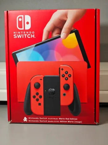 Console Nintendo Switch Oled collector édition rouge Mario / Garanti 1 an