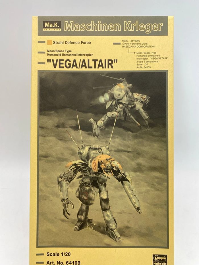 Maquette Hasegawa Maschienen Krieger Vega/altair
