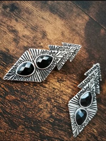 Boucles d’oreilles argenté