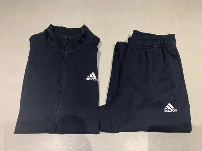 Jogging Adidas 2 pièces veste zippée avec pantalon noir taille S en parfait état - photo numéro 7