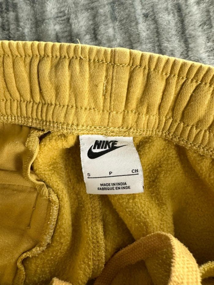 Jogging Nike Swoosh brodé, jaune, taille S - photo numéro 3
