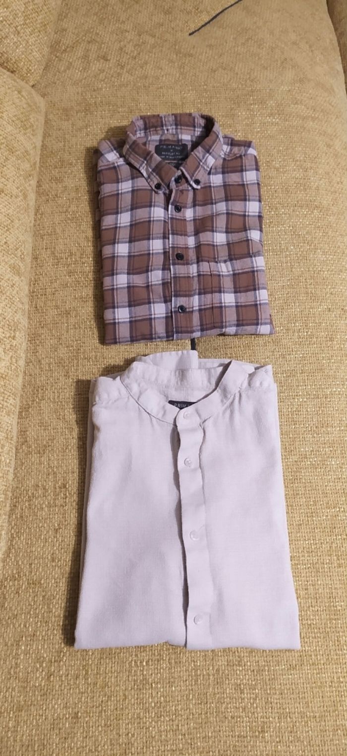 Lot 2 chemises Primark taille M