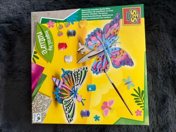 SES Creative 14035 - Décoration de papillons en bois