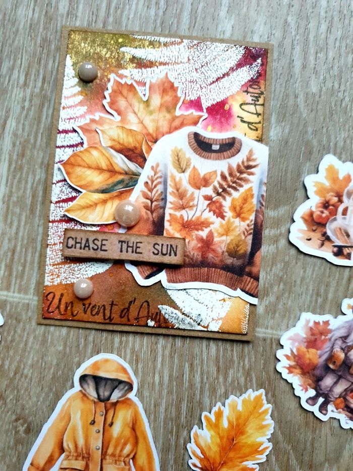 Die cut automne scrapbooking - photo numéro 6