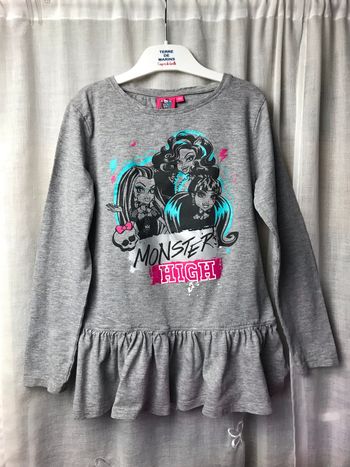 T-shirt tunique Monster high 10 ans