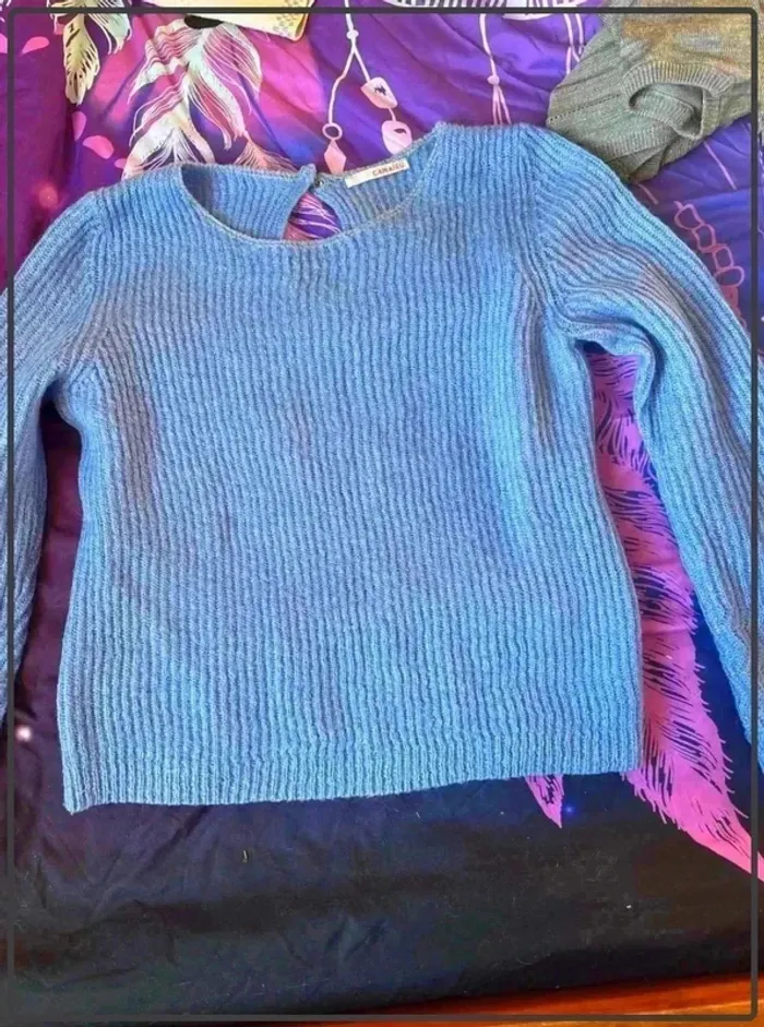 Pull tout  doux  taille  36  marque  camaïeu - photo numéro 2