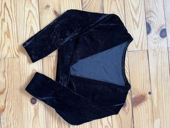 Cache-coeur noir 4 ans