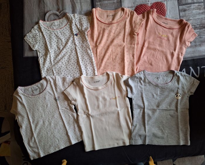 Lot de 10 maillots de corps 3-4 ans - photo numéro 2
