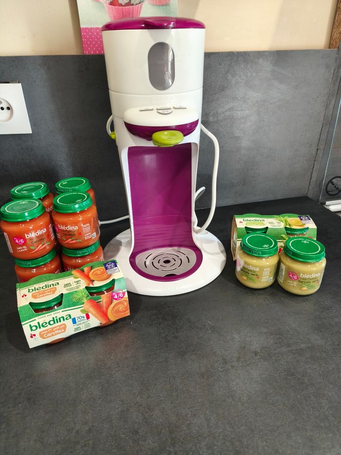 Bib expresso béaba+ petits pots
