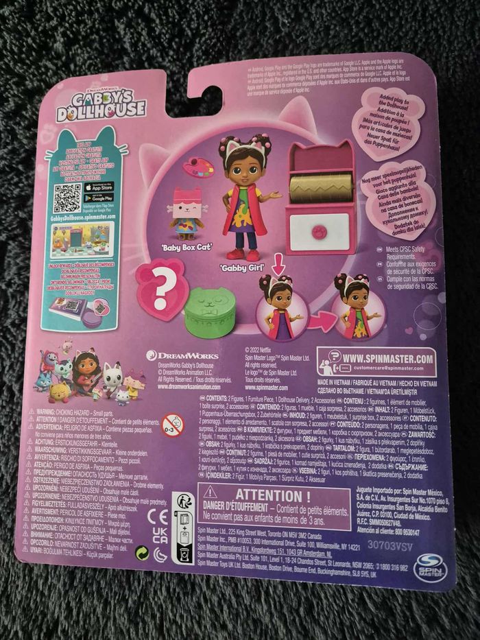 Gabby et la Maison Magique - Gabby Dollhouse - PACK 2 FIGURINES ET ACCESSOIRES - Coffret Studio d’Ar - photo numéro 3