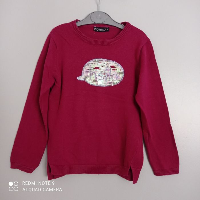 Pull bordeaux 6ans