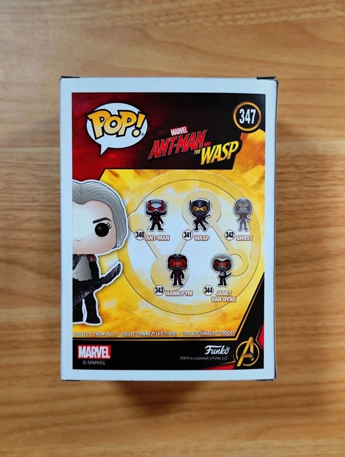Funko Pop! Janet Van Dyne Unmasked #347 (Ant-Man And The Wasp) - photo numéro 3