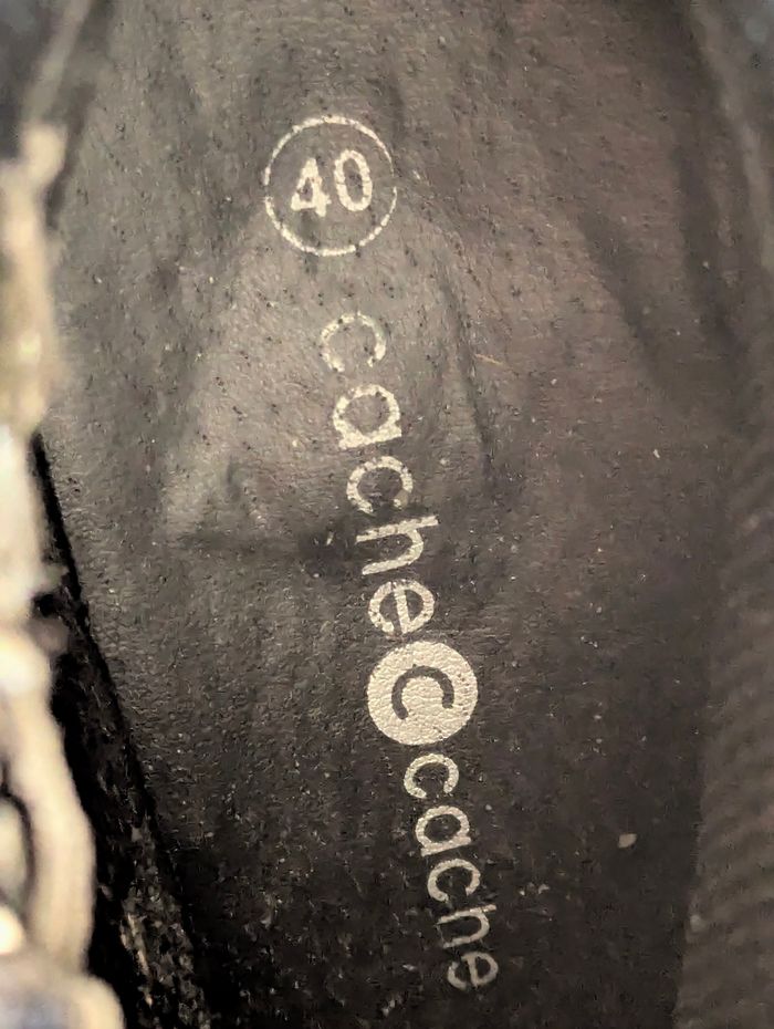 Paire de bottines en très bon état taille 40 femme - photo numéro 7