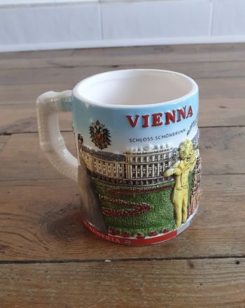 Mug blanc souvenir Vienna 