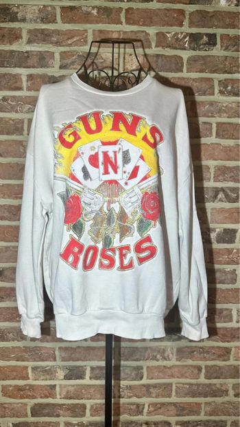 Sweat blanc Guns N Roses Pull and Bear Taille S / 36