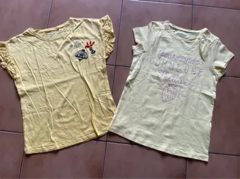 Lot t shirts fille 10 ans