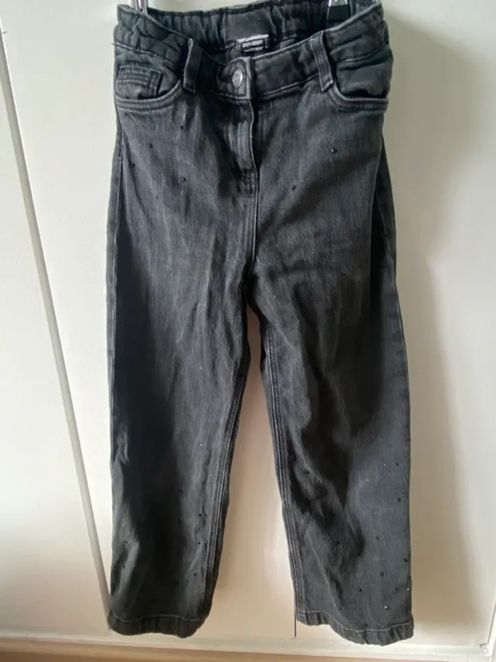 Jeans large fille
