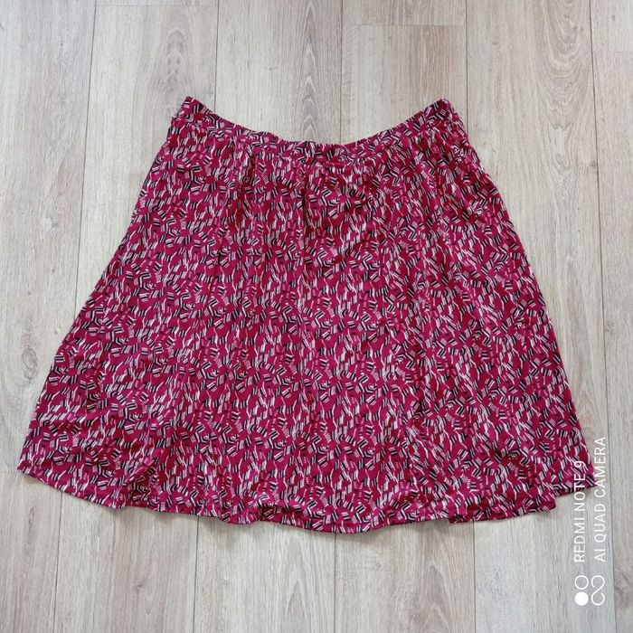 Jupe bordeaux à motifs t42 - photo numéro 6