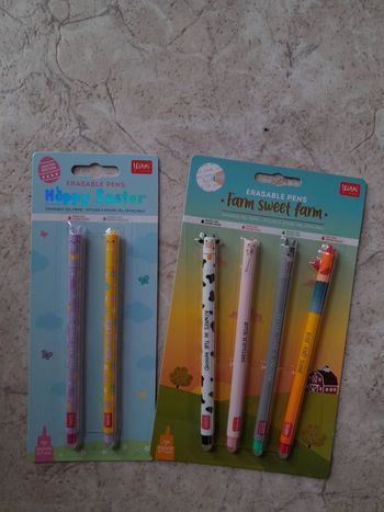 Lot packs stylo legami pâques et ferme