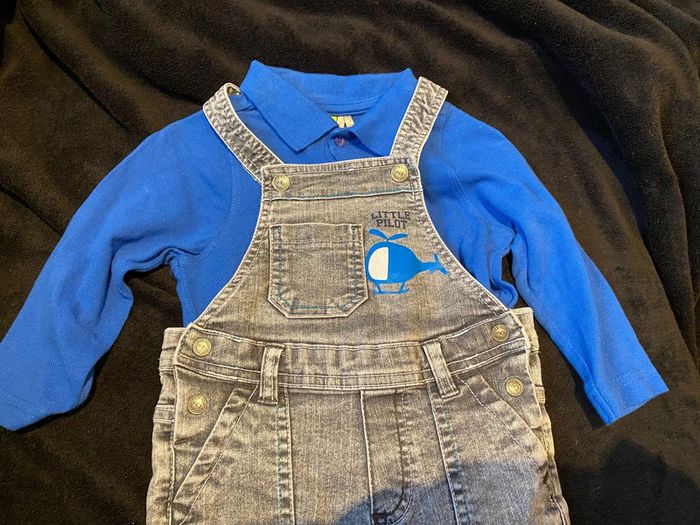 Ensemble polo salopette orchestra 2 ans - photo numéro 4
