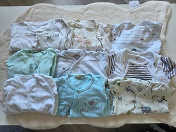 Lot 9 pyjamas en coton