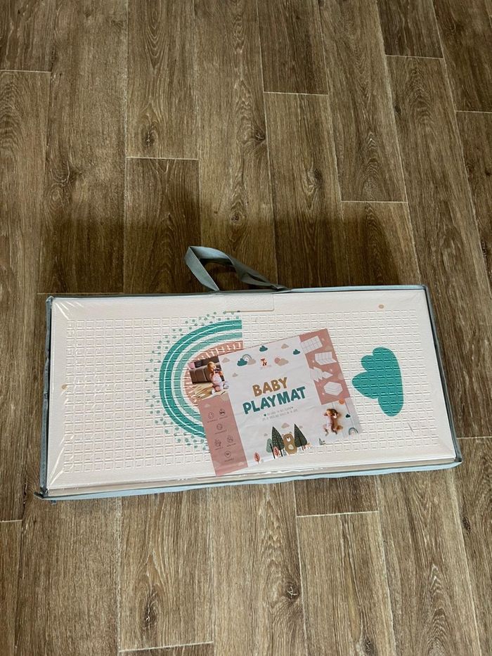 Tapis de jeu pliable réversible bébé neuf - photo numéro 8
