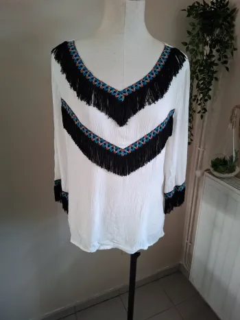 Blouse a frange B&L