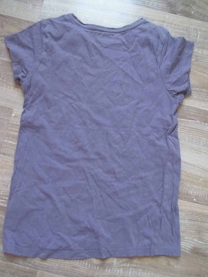 T-shirt uni violet Vertbaudet 136 cm - photo numéro 3