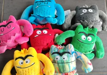 7 peluches monstres des émotions
