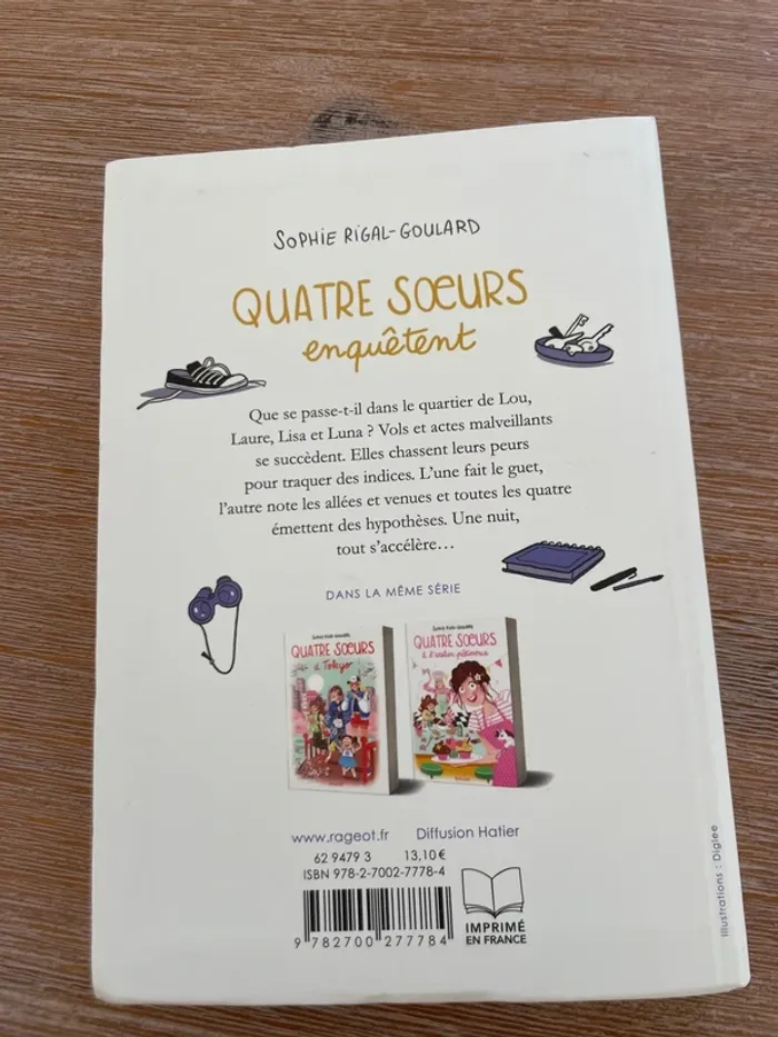 Livre Quatre sœurs enquêtent - photo numéro 2