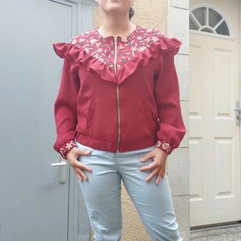 Magnifique veste brodée